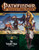 Pathfinder Adventure Path #129: The Twilight Child (War for the Crown 3 of 6) PDF cover shows a female human adventurer dressed in elegant armor and a flimsy yellow scarf; behind her is a scene of adventurers fighting against a dragon being ridden by a person in a rocky desert.