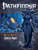 Pathfinder Adventure Path #16: Endless Night (Second Darkness 4 of 6) PDF. By F. Wesley Schneider. A blue-skinned woman with horns and a scepter is overlayed on top of a group of adventurers in front of a gothic cathedral style building at night.