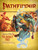 Pathfinder 1E fantasy book cover. Pathfinder Adventure Path #21: The Jackal's Price. Cover art by Darrin Drader. 6-part Legacy of Fire series, featuring vibrant yellow background and smoke, with a muscular character with white hair.