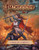 Pathfinder Campaign Setting Lands of Conflict PDF, a female warrior in Molthune armor, standing on a battlefield with fires and ruins, holding a spear and sword amidst a backdrop of ancient war-torn nations and landscapes.