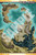 Pathfinder Campaign Setting Skull & Shackles Poster Map Folio, a collection of 3 large, 8-panel maps in brown and turquoise, featuring Port Peril, the Shackles, and a nautical map of the region.