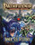 Pathfinder Campaign Setting: Inner Sea Bestiary book cover featuring new monsters from the Inner Sea region, including a mechanical creature, goblin-like creatures, and a blue sea monster, in vibrant color by Paizo brand, 8.5 x 11 inches.