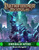 Pathfinder Module: The Emerald Spire PDF cover art featuring a blue-toned robot with skulls surrounded by soldiers, monolith, and lightning, representing a fantasy adventure game with a sci-fi twist in a tabletop setting.