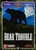 Pathfinder RPG adventure, Bear Trouble PDF cover featuring a bear silhouette against mountains and a full moon, a 56-page adventure for 4-6 level 5-7 PCs, compatible with OGL and Hero Lab files included.