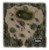 High-resolution Forest Pond VTT map by Todd Gamble, featuring a serene forest clearing with central pond, rocks and trees, designed for Roll20, Fantasy Grounds, transparent background, grid-free and large size for high-resolution displays.