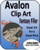 Fantasy creature clip art with red flames on a blue background from Avalon Clip Art, Fantasy Filler PDF, a product by Avalon Games, available in a digital format.