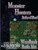 8x8 inch, full-color, printable tiles for tabletop games, compatible with RPGs, Avalon Games product featuring woodland terrain, compatible with Monster Hunters Battle of Blood, Dark Woods design for immersive gaming experience, 9 tiles in total.