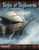 Ships of Skybourne PDF, a steampunk airship with a large white dome and copper accents, features Pathfinder Adventure Series logo, set against a cloudy sky with birds in fantasy and science fiction elements illustration.