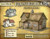 Dave Graffam Models' Frontier House Paper Model PDF, a 15mm-30mm scale wooden building with a brown roof, featuring multiple texture layers and easy assembly instructions suitable for gamers and hobbyists.