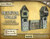 Medieval 28mm scale paper model walls set with modular design, featuring stone walls, watch towers and wooden gates, suitable for wargaming, roleplaying and miniature dioramas, in a 30mm scale format, consisting of multi-layered PDF files.