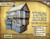 28mm/30mm Townhouse Paper Model PDF, featuring medieval-style wooden architecture, multiple texture layers, stone base, and high-quality 300dpi graphics for model railroad or gaming use with easy step-by-step instructions included.