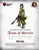Feats of Heroics PDF, Pathfinder Roleplaying Game supplement featuring high-quality content, an orange and green illustration of a female warrior, 2.5 x 3.5 inches, compatible with Pathfinder RPG.