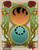 Equinox [Min-Campaign Setting] PDF poster with beige floral background featuring Pathinder logo, decorative frame and orange, teal circular emblems, representing the fantasy world of Azrin, a plane with seasonal cycles.