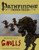 Pathfinder Paper Minis: Gnolls PDF, eight customizable paper minis featuring a large gnoll, various hyenas, and gnoll warriors, created by Ashton Sperry, ideal for tabletop gaming.