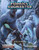 Psionics Augmented, Volume 1 PDF cover art by Dreamscarred Press for Pathfinder, featuring fantasy artwork with augmented themes and psionics, showcasing a battle between a warrior and robot against monsters, in a fantasy setting.
