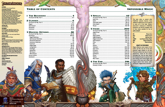 Pathfinder Magic Types Pathfinder Impossible Magic