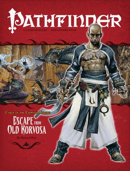 Cover of Pathfinder Adventure Path #9: Escape from Old Korvosa (Curse of the Crimson Throne 3 of 6)