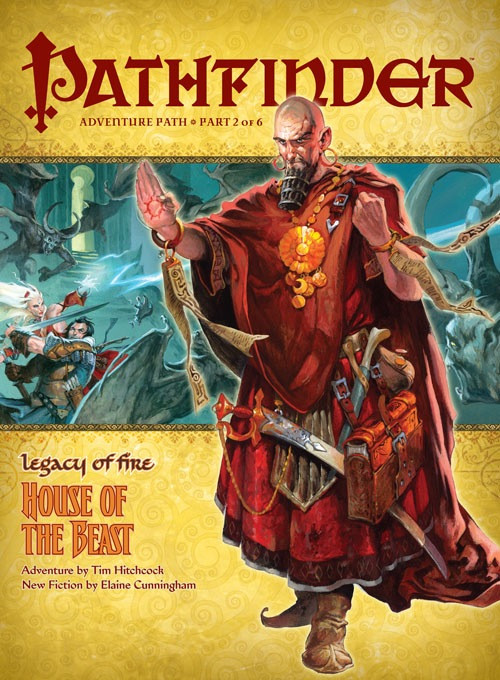 Cover of Pathfinder Adventure Path #20: House of the Beast (Legacy of Fire 2 of 6)