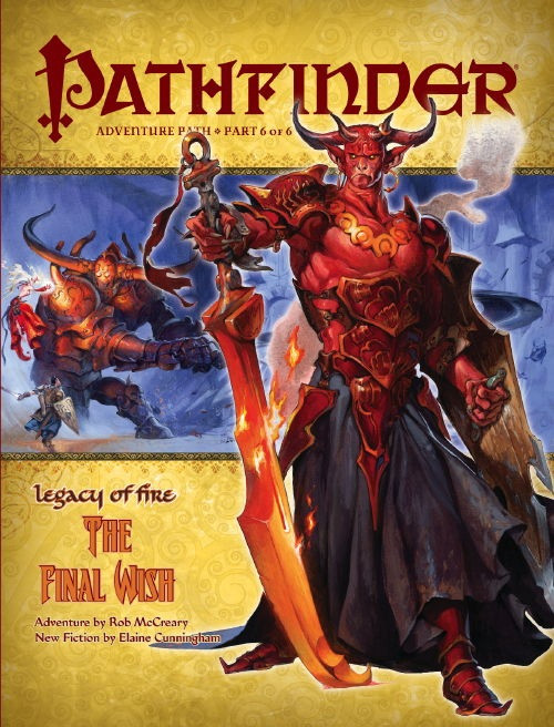 Cover of Pathfinder Adventure Path #24: The Final Wish (Legacy of Fire 6 of 6)