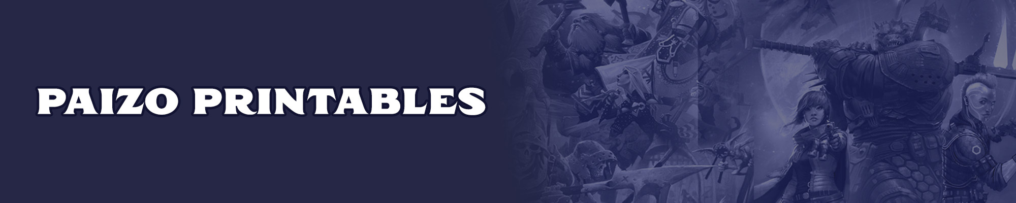 Paizo Printables