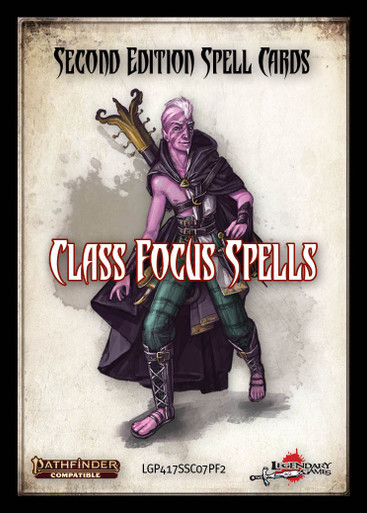 Spell Second Second Edition Spell Cards: Class Focus Spells PDF