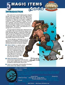 5 Magic Items: Axes PDF