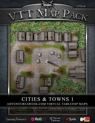 VTT MAP PACK: Cities & Towns 1 (Download)