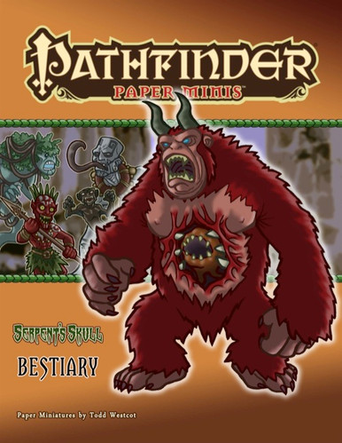 Pathfinder Paper Minis—Serpent's Skull Adventure Path Bestiary PDF