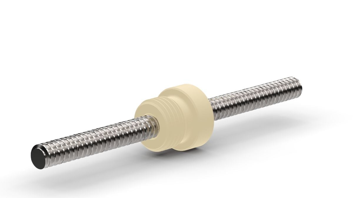 Trapezoidal Screw Compatibility with Plastic Nuts