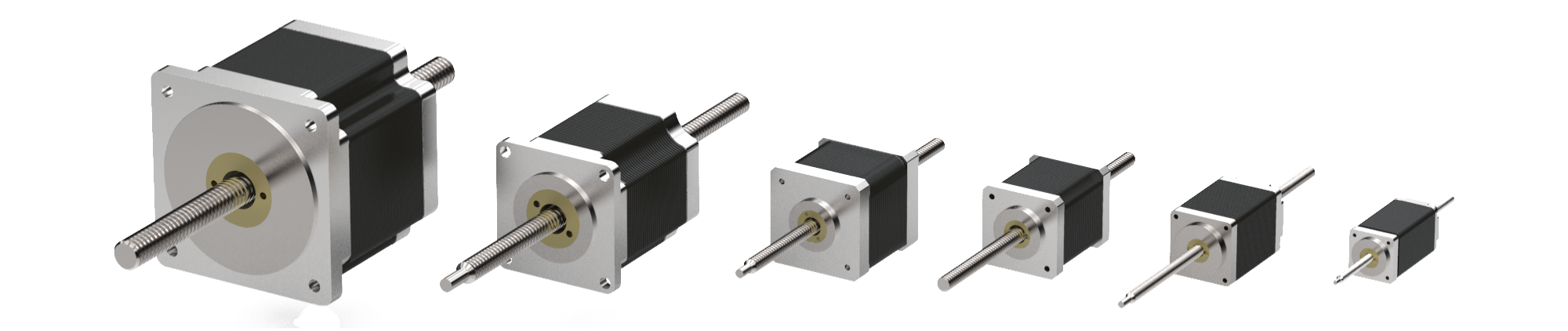 NEMA 8 Non-Captive Lead Screw Stepper Motor