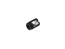 Alloy threaded inch ball screw nut with 1 in. diameter, 0.25 in. lead, and 1 circuit