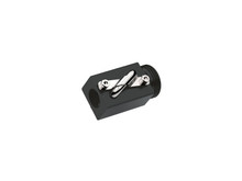 Alloy threaded inch ball screw nut with 0.5 in. diameter, 0.5 in. lead, and 2 circuits