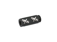 Alloy threaded ball screw nut with 0.375 in. diameter, 0.125 in. lead, and 2 circuits