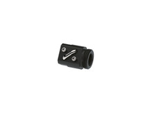 Alloy threaded inch ball screw nut with 0.375 in. diameter, 0.125 in. lead, and 1 circuit