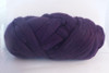 Passionfruit--Dark grape purple.  18.5 micron Merino Wool Tops.