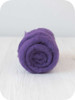 Bergschaf carded wool batt.  Color: Violet