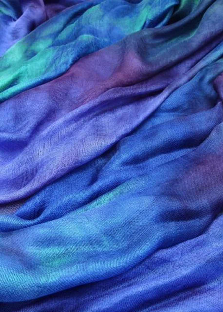 Rhythm 'n Blues | Silk Mesh Fabric - Outback Fibers
