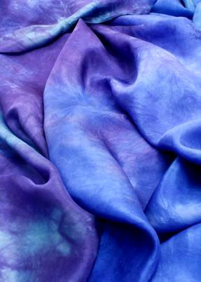 Rhythm 'n Blues Habotai Silk Fabric Outback Fibers