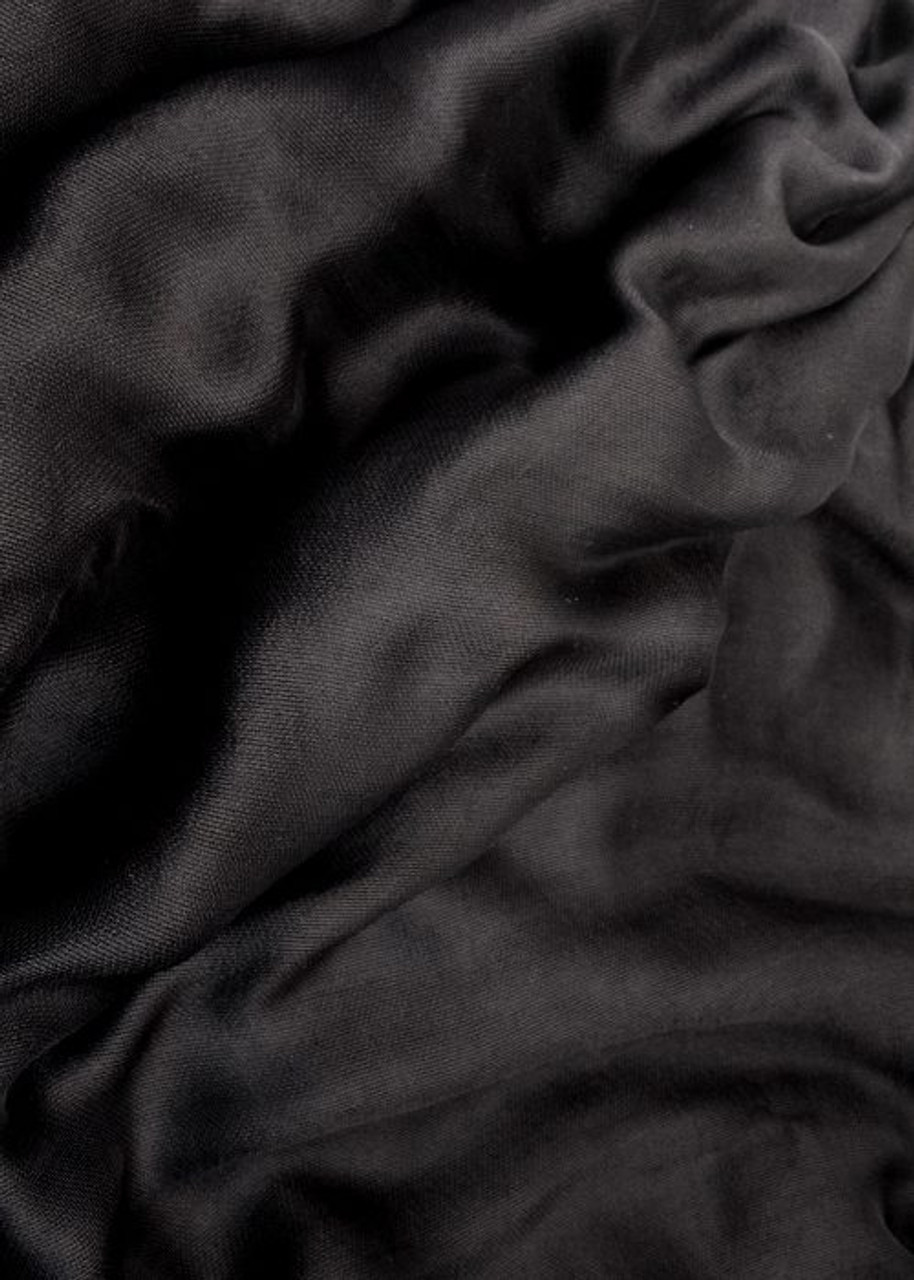 Black  Silk Mesh Fabric - Outback Fibers