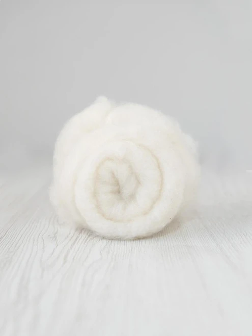 Merino Batt in Natural White