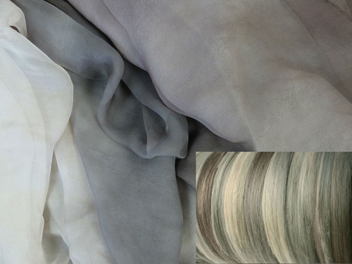 Chinchilla | Silk Gauze Fabric - Outback Fibers