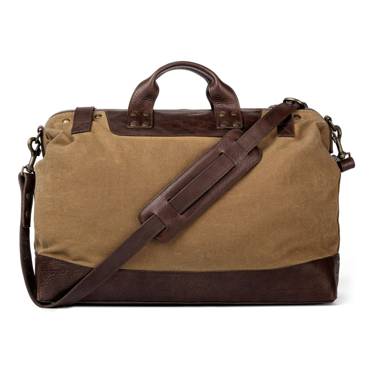 Mission Mercantile Heritage Leather Lineman Bag - Smoke Leather with ...