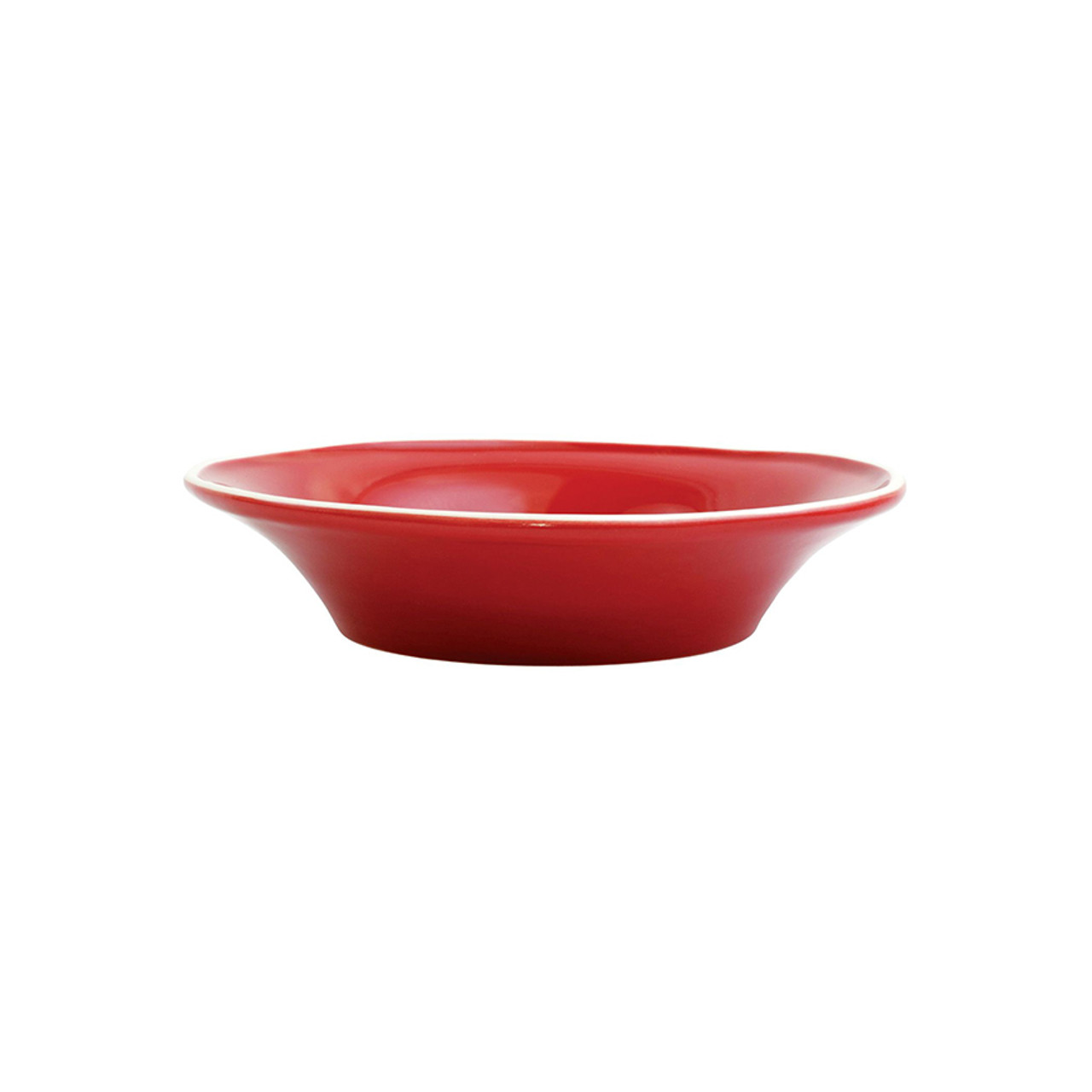 Viva By Vietri Chroma Red Pasta Bowl Set Of 4 Distinctive Decor