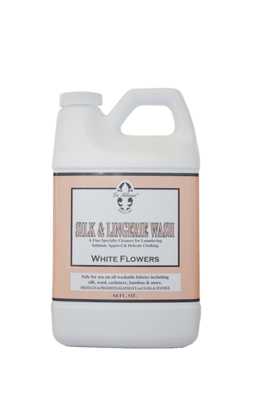 Le Blanc White Flowers Silk & Lingerie Wash - 64 Oz. - Distinctive
