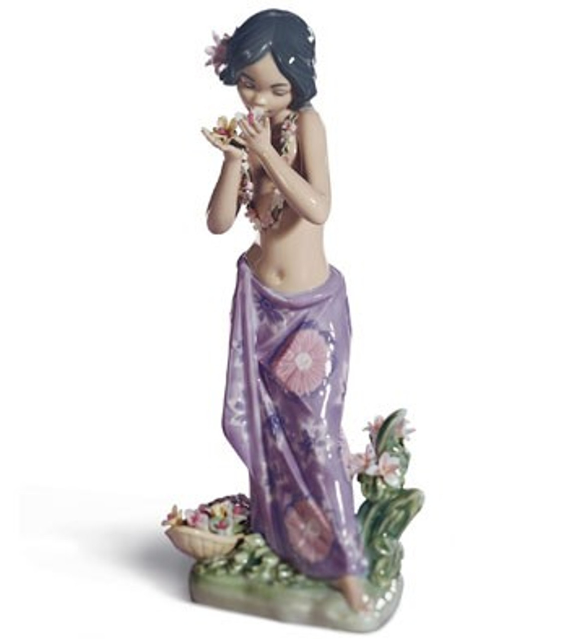 Lladro Aroma of the Islands Porcelain Figurine - Distinctive Decor