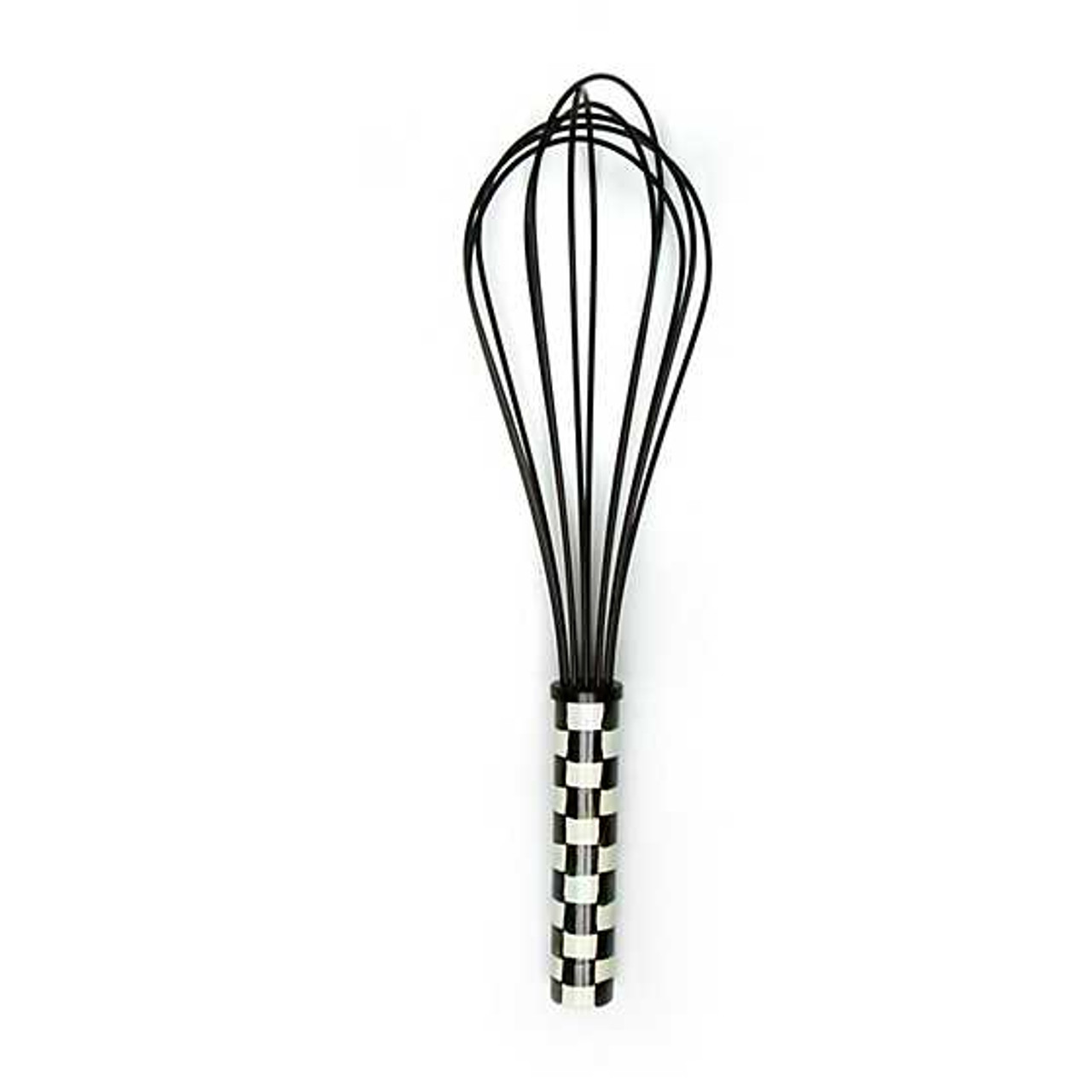 MacKenzie-Childs Courtly Check Small Whisk, Black