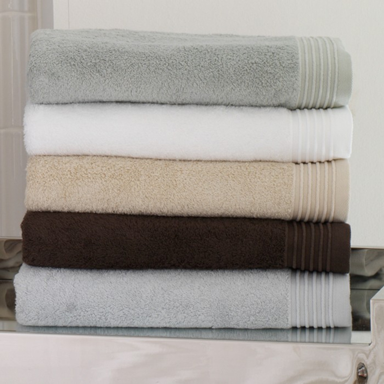 Peacock Alley Bamboo Bath Towel Ivory