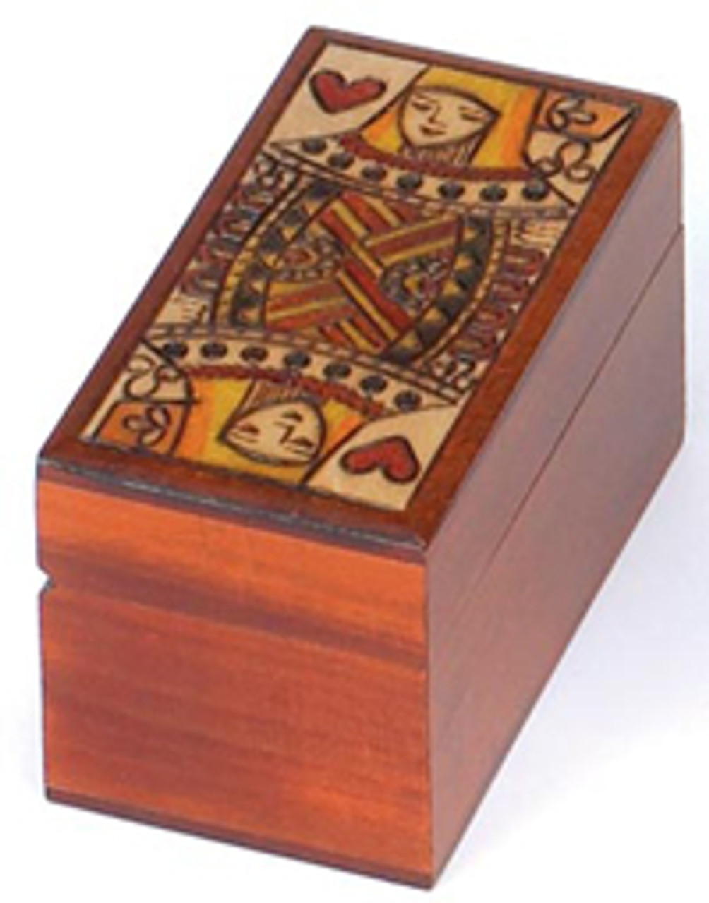 Walnut and Maple Playing Card Box  Playing card box, Playing card case, Wood  card box