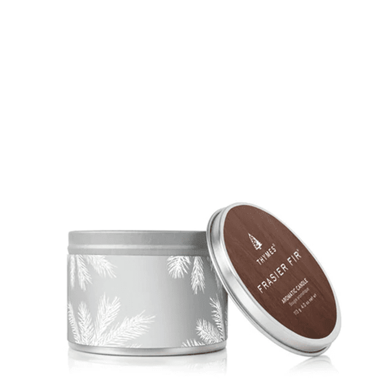 Thymes Frasier Fir Statement Poured Candle Small, Pine Needle