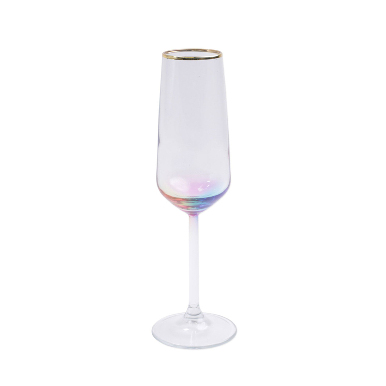 VIETRI Rainbow Assorted Wine Glass Set of 4